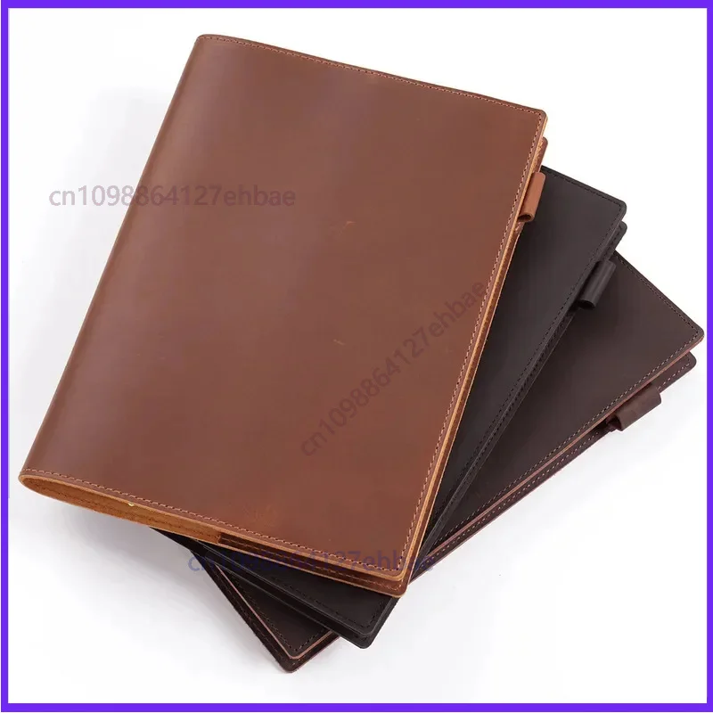 Leather Work Diary Covers - Cubierta de cuaderno de cuero vintage,