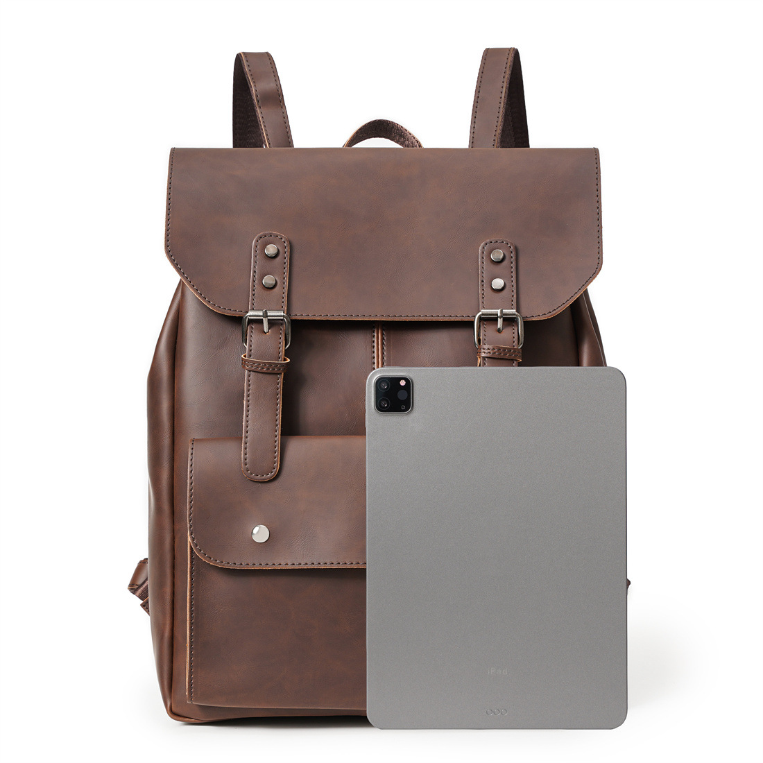 Mochila de cuero para hombre,  - Leather Work Rucksack Mens reseña y precio