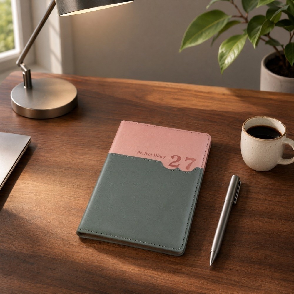 Planificador de trabajo de ofi - Leather Work Diary Covers reseña y precio